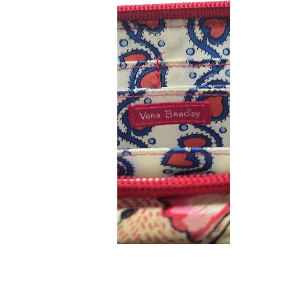 Vera Bradley Floral Patterned Wallet with Turn Lock - Picture 9 of 9